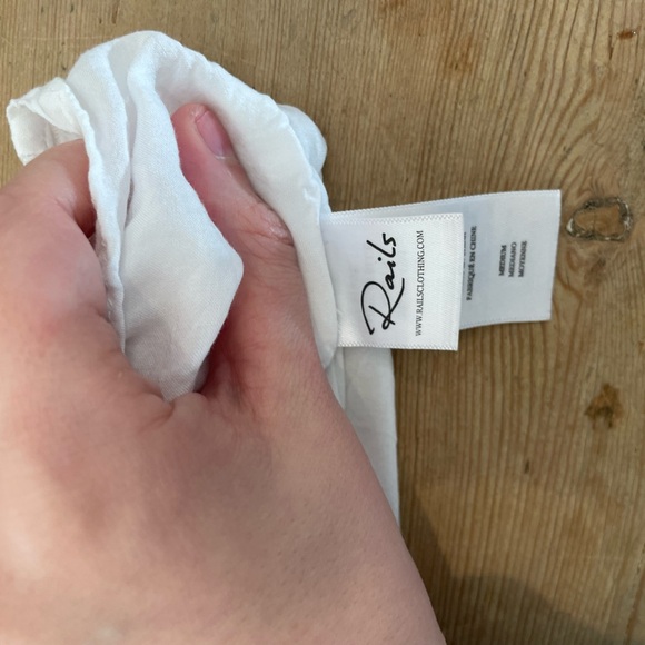 Rails Blue and Gray Striped Midi Dress - Picture 4 of 4